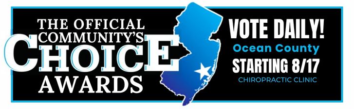 Vote for us as best chiropractor in ocean county NJ in community choice awards